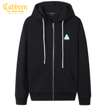 Carbine Drop Shoulder Sweater Mens 2022 Fall New Sports Style Casual Black Loose Zipper Hooded Jacket Tide