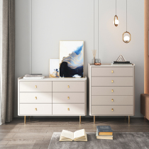 Will-style Light Lavish Solid Wood Bucket Cabinet Bedroom Containing Cabinet Chest of drawers Rooms Locker modern minimalist Closet Five Bucket Closet