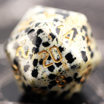 D20 natural spotlight stone BAO WEN Stone Dragon and Dragon DnD Wan Zhi brand fifth personality running group digital dice