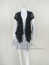 100 yuan 3 pieces of Qing Lei DOW female Xia Liang silk jacquard chiffon air-conditioned shirt knitted coat L3SB11004