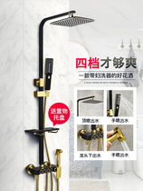 European style new Paili suit home bathroom booster shower Bathroom shower head full copper bathroom