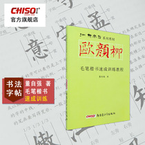 3M median line-style calligraphy and calligraphy calligraphy and calligraphy copywriting speed into basic introductory training tutorial OYan Lyu student adult with calligraphy teaching material books