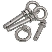 M6M8M10M12 304 stainless steel expansion screw lengthened with ring with ring expansion bolt rings