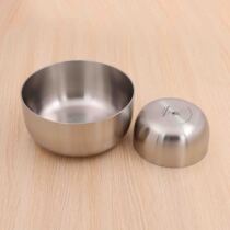 Simply Handicraft 18 10 Stainless Steel Home Eating Rice Bowls Children Bowls Anti-Steamed Egg Coveting Bowl Adult Large Bowl