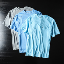 Foreign trade tail single mens cut Bull sports T-shirt mens short sleeve quick-drying breathable loose size half sleeve shirt shirt top