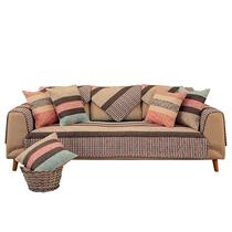 Sofa cushion simple modern living room combination Four Seasons universal cotton fabric non-slip cushion cover summer sofa cover towel