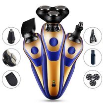Three-head floating electric razor nose hair clipper water washing multifunctional three-in-one razor Shard knife