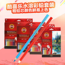 Czech Cool Joy 72 Color Water Soluble Color Lead 24 Color 36 Color 48 Color color Color Painting Water Soluble Color Pencil Beginner Adult Students use Painting Pencil Professional hand-painted Pen Paper Box Suit