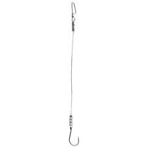 Pomfret hook Iseini steel wire anti-winding tie finished product single hook sea fishing red Pomfret tied steel wire hook