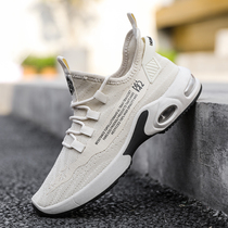 Ruian Niuwei Footwear Summer Shoes Men Korean Trend Joker Flying Weaving Air Cushion Sneakers