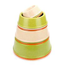 Bobo puppies and kittens food bowl rice bowl small special cat bowl supplies grain bowl rice bowl single bowl bamboo fiber dog bowl