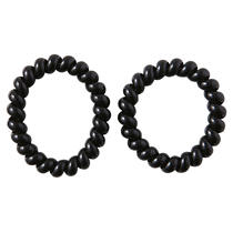 MUJI rubber Hairband Black