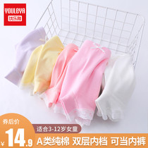 Girls safety pants cotton anti-light Childrens five-point underwear two-in-one baby girl leggings summer thin