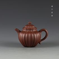 Cool pot purple clay pot pot Yuan Hongxian made purple clay tendon pot (Chrysanthemum Bud)