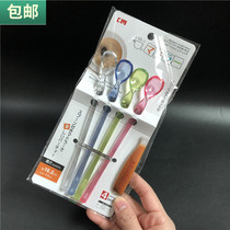 Colored coffee more 4 long-handled milk spoons iced lemon tea mixing stick Spoon juice Mini small spoon milk tea spoon