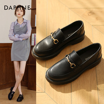 Daphne Lefoe shoes women 2022 new women shoes Inn wind shoes children thick bottom single shoes women jk shoes little leather shoes women