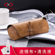Glasses case Woman South Korea Xiaoqing New portable fashion retro containing bag trend cortex is a close eye eye bag men s
