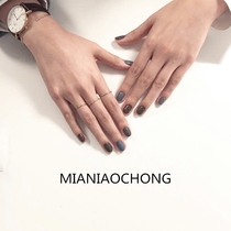 Buy three get one titanium steel plated 18K gold plated 925 sterling silver rose gold Korean joint ring does not fade ultra-fine