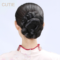 Prettiness wig Female disc hair device Ball head Bud hair bag Bridal wig disc hair buckle bun