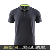 Work clothes Custom t-shirt speed dry short sleeves Flap Polo Shirts Bookmaking Summer Clothing Advertising Culture Shirts embroidered print logo