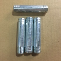 Galvanized leather pipe pagoda connector single-head silk-connected rubber hose connector water pipe joint 4 points 6 points 1 inch