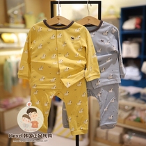 Direct Mail bluedog Korea Little Blue Dog 21 Autumn Long Sleeve Cotton Underwear Set 41a70-054-20