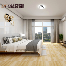 Simple modern American antique brick 600x600 living room bedroom wood grain floor tile Terrace tile B6T014