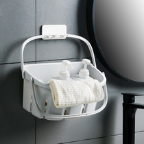  Household portable basket Bathroom wash storage Finishing bath basket sundries storage shampoo shower gel basket