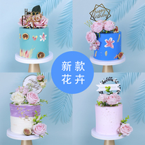 Cake model simulation 2020 new European ultra-high flower birthday cake model foam window furnishings samples