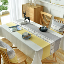 Nordic TPU table mat modern light luxury waterproof oilproof anti-scalding home dining table mat coffee table mat desk makeup tablecloth