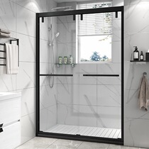 Nanjing New Gold Lul One Shower Room 304 Stainless Steel Toilet Glass Door Bathroom moving door septa installation