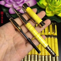 Jinsi Nanmu water wave double-use pen Daye Nan art pen ball-point pen centering pen signature dual-use practice pen