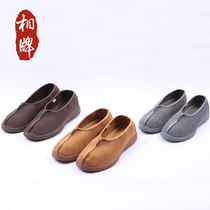 Xiang brand monk shoes linen single shoes spring summer and autumn monk men and women breathable and comfortable monk shoes