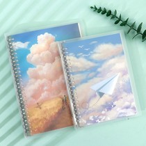 a5b5a4 loose-leaf notebook hipster grid checkered English back loose-leaf paper learning supplies