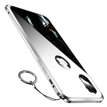  Xinrurun Apple x mobile phone case xs metal straight edge xsmax all-inclusive anti-fall frame ultra-thin thin and high-end trendy brand