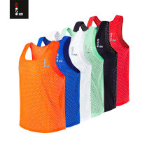 Zero resistance running vest mens professional sports training competition quick-drying light shorts Marathon track suit suit