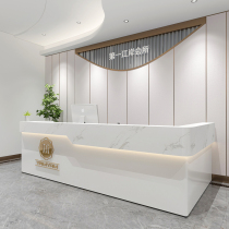 Simple modern cashier counter clothing store bar Beauty Salon Health Club Hotel light luxury front desk reception desk