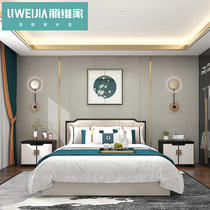  Liweijia bamboo and wood fiber integrated wallboard Bedroom background wall custom quick-install living room TV background decoration gusset