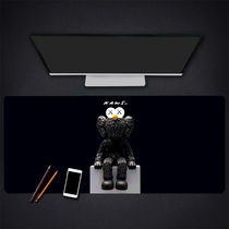 KAWS Sesame Street Graffiti Personality Creative Cartoon Mouse Pad Oversized Gaming Keyboard Lock Side Thickened Desk Cushion