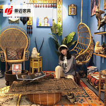 Hanghai Fuji Swing Swing Household Rocking Rocky Lazy Net Red Bird Nest Cradle Chair Vine Ceiling