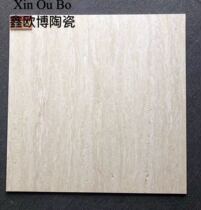 Vitrified tile polished brick with perforated cave stone not 60CM living room wall tile White European TV background wall