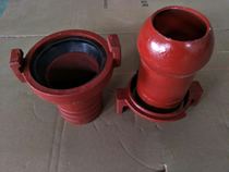 Bulk bulk cement tanker accessories Hubei quick joint Ball joint Hammer type unloading cement ash pipe joint