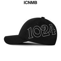 ICNMB embroidered baseball cap female summer Korean version of the face small black casual hat male tide brand visor cap
