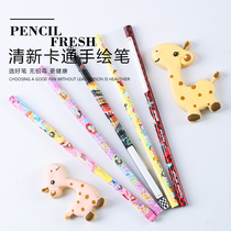 Baking icing cookies Wooden pencil transfer non-toxic environmental protection hand-painted cake hand-painted pen Painting utensils pen