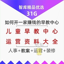 How to start an early education center institutional information requirements nameplate franchise program activities institutions parent-child procedure training marketing admissions early childhood business plan management admissions system