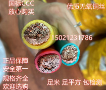 Zhongda Yuantong flame retardant wire ZR-BVR25 square power cord power cabinet cable