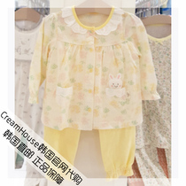 (CreamHouse) Korean star baby girl children floral cotton underwear set