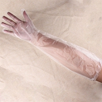 Thickening Lengthened Disposable Cpe Wash Head Gloves Hair Salon Special Winter Bouquet Hairdresse beauty salon anti-slip