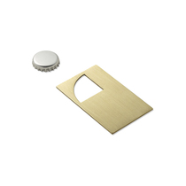 American MoMA Bottle opener brass gold ratio bottle opener minimalist European and American wind