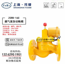 ZCRB natural gas liquefied gas automatic emergency cut-off valve explosion-proof gas emergency cut-off valve solenoid valve